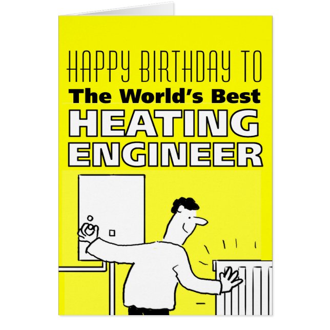 The World's Best Heating Engineer (Front)