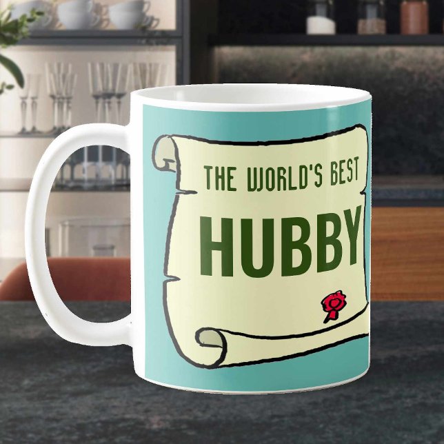 The World's Best Hubby. Husband Coffee Mug (Creator Uploaded)