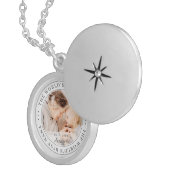 The World's Best Nana Classic Simple Photo Locket Necklace (Front Right)