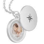 The World's Best Nana Classic Simple Photo Locket Necklace (Front Left)