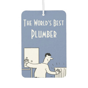 The World's Best Plumber Air Freshener