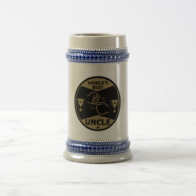 The worlds Best Uncle Beer Stein (Center)