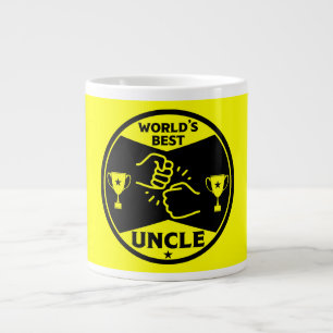 The worlds Best Uncle Large Coffee Mug
