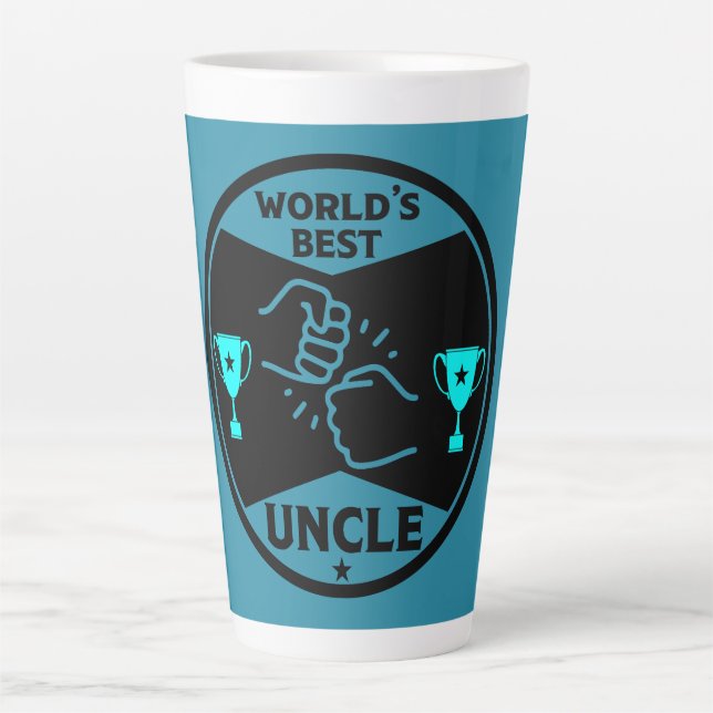 The worlds Best Uncle Latte Mug (Front)