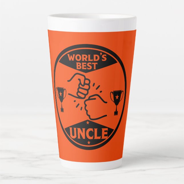 The worlds Best Uncle Latte Mug (Front)