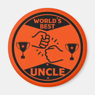 The worlds Best Uncle Magnet