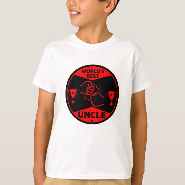The worlds Best Uncle T-Shirt (Front)