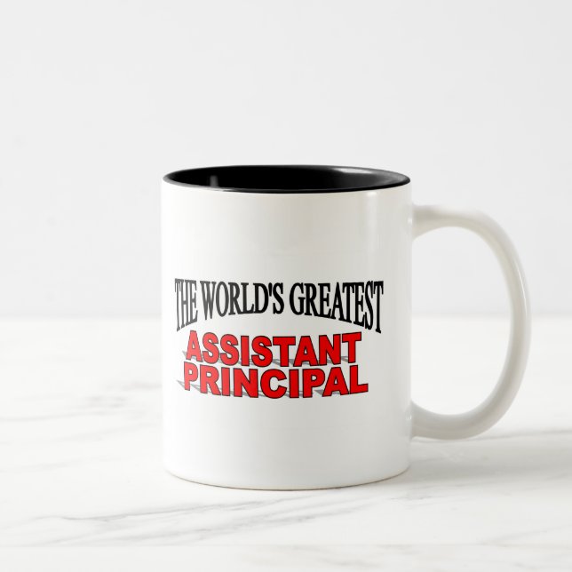 The World's Greatest Assistant Principal Two-Tone Coffee Mug (Right)