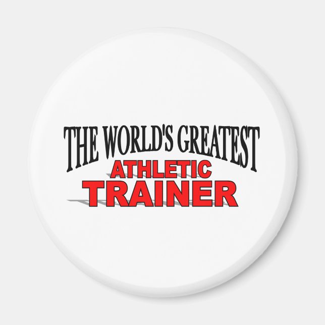 The World's Greatest Athletic Trainer Magnet (Front)