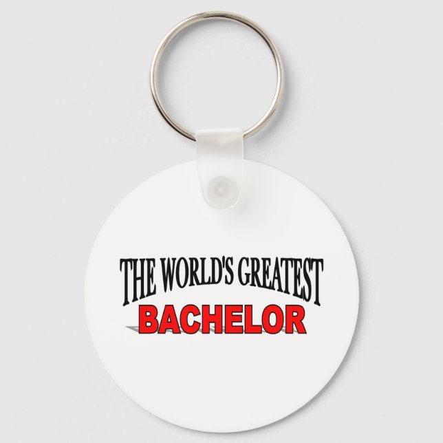 The World's Greatest Bachelor Keychain (Front)