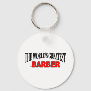 The World's Greatest Barber Keychain