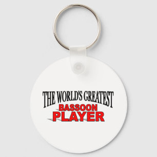 The World's Greatest Bassoon Player Keychain