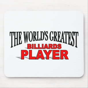 The World's Greatest Billards Player Mouse Pad