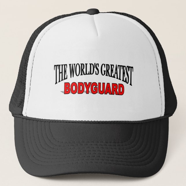 The World's Greatest Bodyguard Trucker Hat (Front)