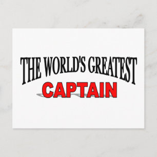 The World's Greatest Captain Postcard