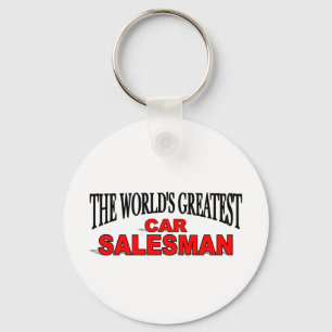 The World's Greatest Car Salesman Keychain