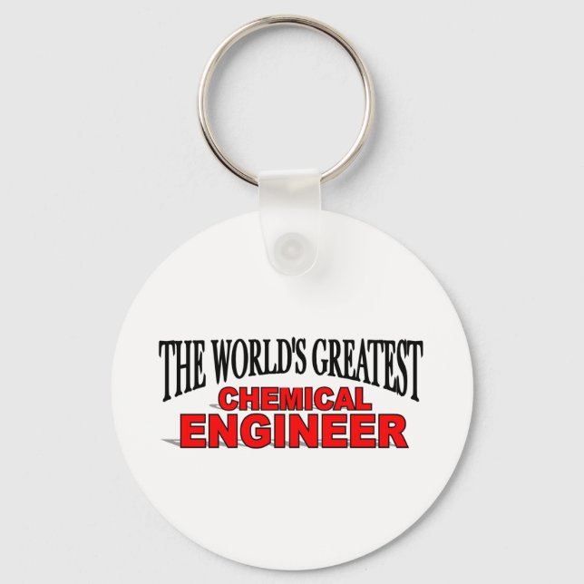 The World's Greatest Chemical Engineer Keychain (Front)
