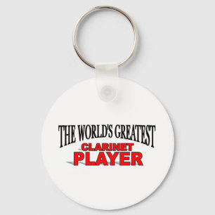 The World's Greatest Clarinet Player Keychain