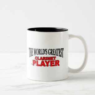 The World's Greatest Clarinet Player Two-Tone Coffee Mug