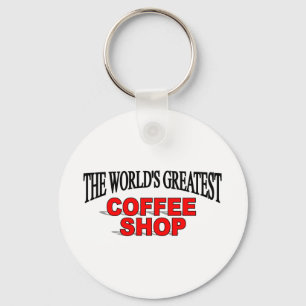 The World's Greatest Coffee Shop Keychain