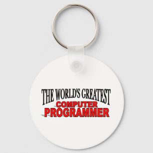 The World's Greatest Computer Programmer Keychain