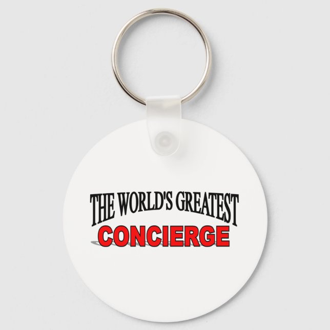 The World's Greatest Concierge Keychain (Front)