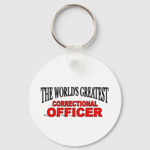 The World's Greatest Correctional Officer Keychain