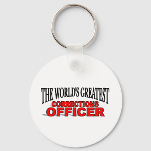 The World's Greatest Corrections Officer Keychain