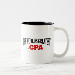 The World's Greatest CPA Two-Tone Coffee Mug