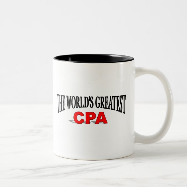 The World's Greatest CPA Two-Tone Coffee Mug (Right)