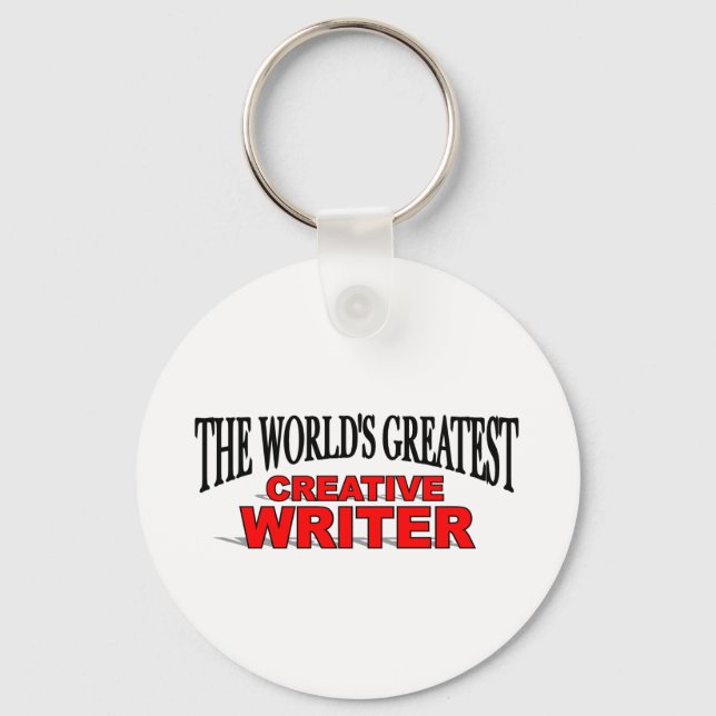 The World's Greatest Creative Writer Keychain (Front)