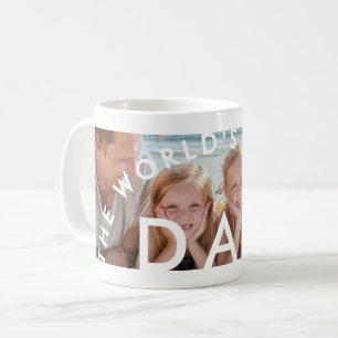 THE WORLD'S GREATEST DAD PHOTO FATHERS DAY COFFEE MUG