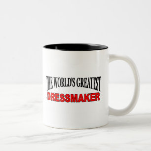 The World's Greatest Dressmaker Two-Tone Coffee Mug