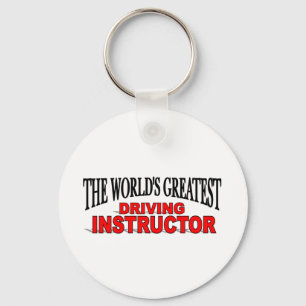 The World's Greatest Driving Instructor Keychain