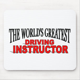 The World's Greatest Driving Instructor Mouse Pad