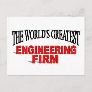 The World's Greatest Engineering Firm Postcard