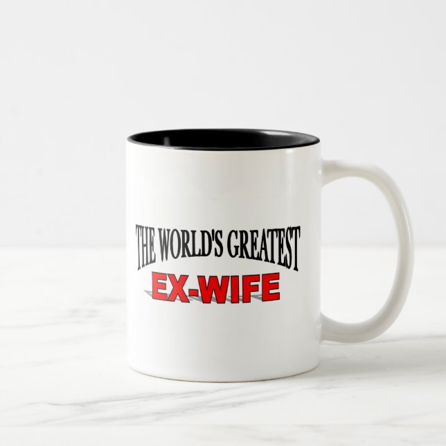 The World's Greatest Ex-Wife Two-Tone Coffee Mug (Right)