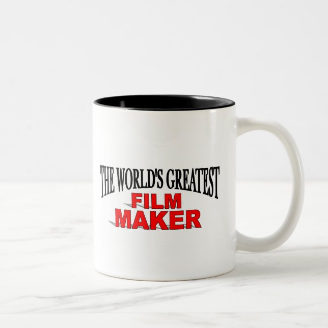 The World's Greatest Film Maker Two-Tone Coffee Mug (Right)