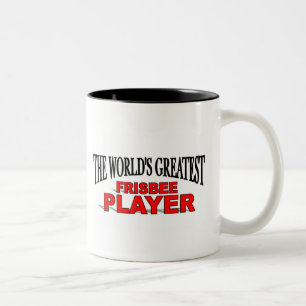 The World's Greatest Frisbee Player Two-Tone Coffee Mug