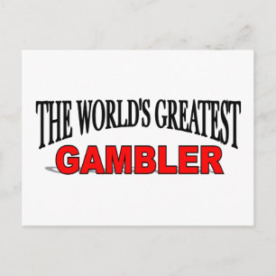 The World's Greatest Gambler Postcard