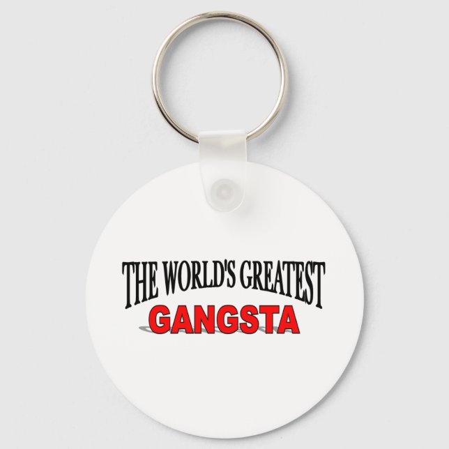 The World's Greatest Gangsta Keychain (Front)