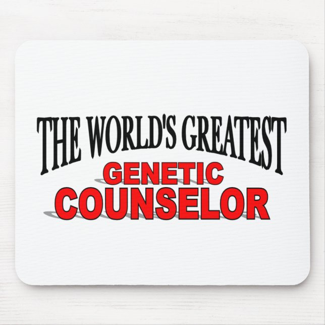 The World's Greatest Genetic Counsellor Mouse Pad (Front)