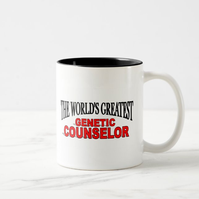 The World's Greatest Genetic Counsellor Two-Tone Coffee Mug (Right)