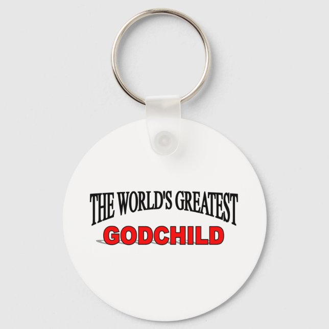The World's Greatest God Child Keychain (Front)