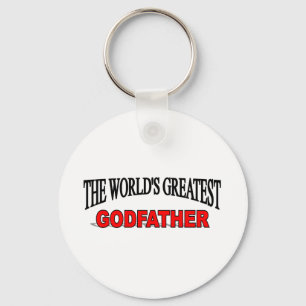 The World's Greatest God Father Keychain
