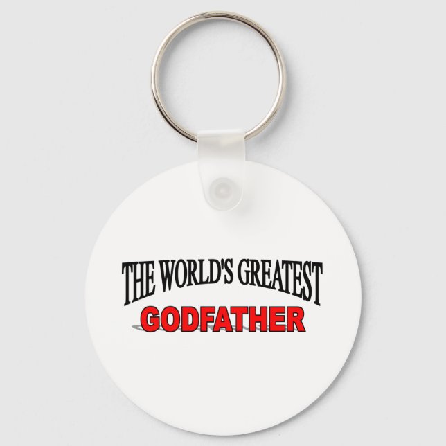 The World's Greatest God Father Keychain (Front)