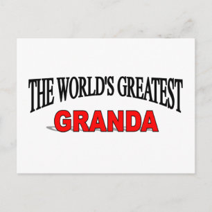 The World's Greatest Granda Postcard