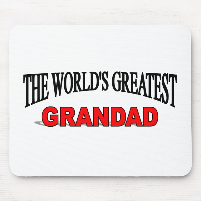 The World's Greatest Grandad Mouse Pad (Front)