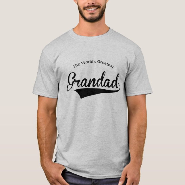 The World's Greatest Grandad T-Shirt - Light (Front)