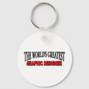 The World's Greatest Graphic Designer Keychain